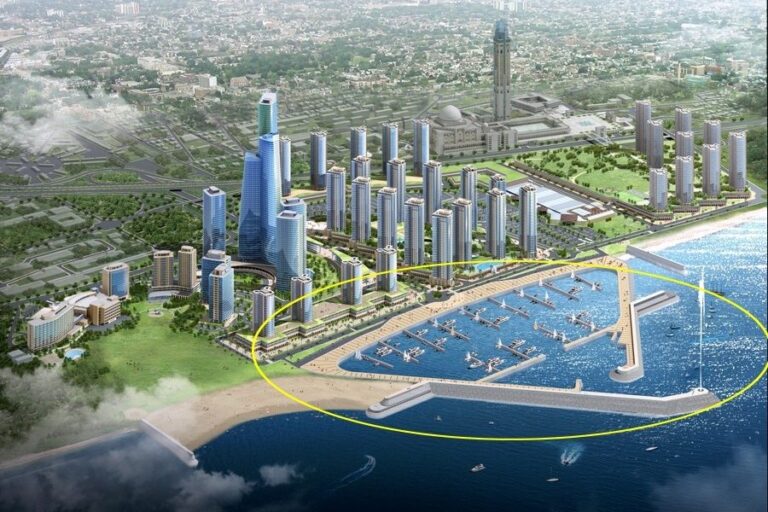 EQUIPOS ENCOFRANTES PARA BLOQUES CUBIPODOS PARA LA MARINA BAY